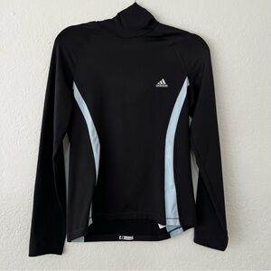 Adidas Gray & Blue Clima365 Hooded‎ Supernova Pullover Top - Women’s Size Medium